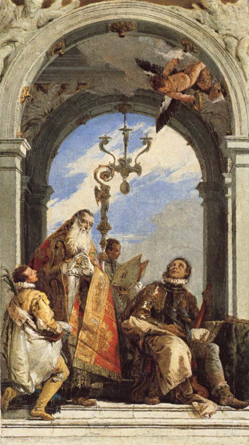Giovanni Battista Tiepolo Saints Maximus and Oswald